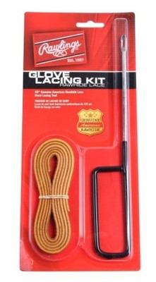 Rawlings | Glove Lacing Kit | Baseball/Softball | 5'' Needle & 48'' One Size Tan