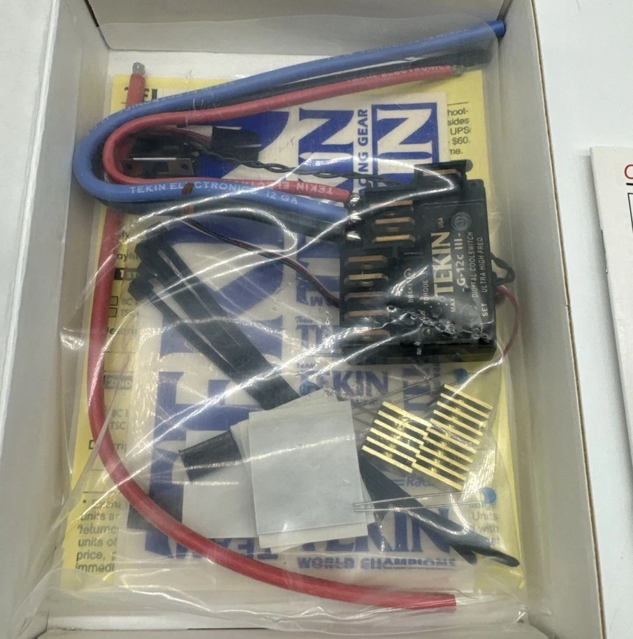 Vintage Tekin G-12c III Brushed Esc Speed Control New Open Box - RC10 Losi - Image 2 of 4
