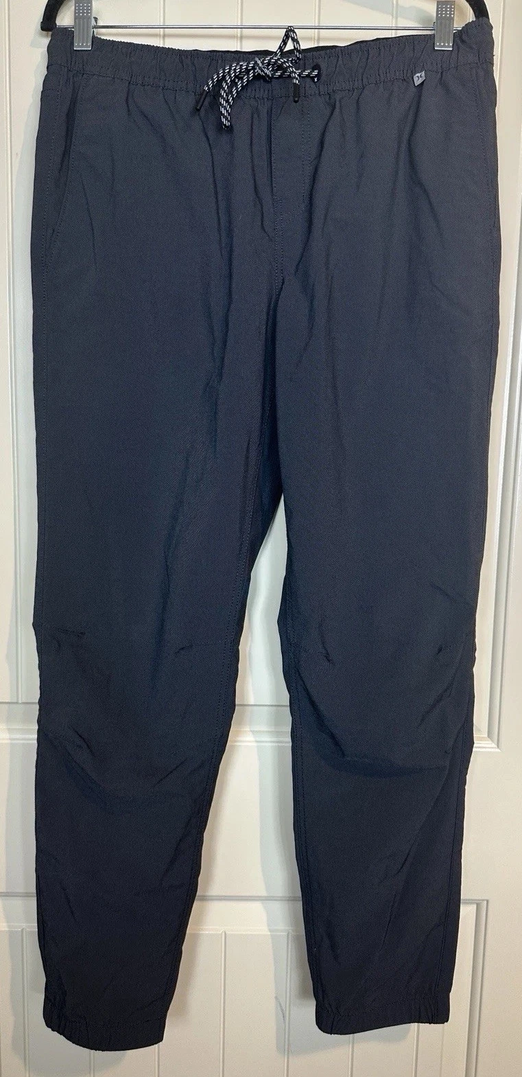 Hurley Jogger Pants Chino Men’s Size Large Drawstring Gray Nylon Blend GUC