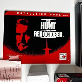 The Hunt for Red October (Nintendo NES, 1991 PAL A) Shooter Manual Included