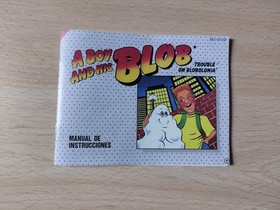Caja, corcho y manual de reemplazo del A Boy and his Blob para NES - Nintendo