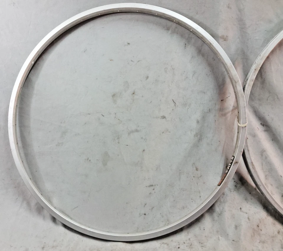 Sunrims AT18 27.5" 650b Road Bike Rim Set 36S 584ISO Silver USA Made Rim Brake ~ - Image 3 of 4