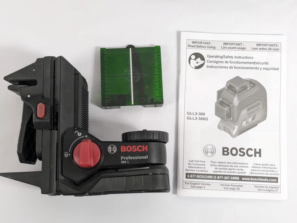 BOSCH Professional GLL3-300G Kit de nivel láser verde de 3 haces con estuche (EC1040406) Foto 3 de 4