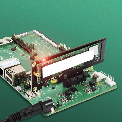 PCIe to M.2 Adapter Card with LED Light for Raspberry Pi RPI Compute Module 4 - Afbeelding 9 van 11