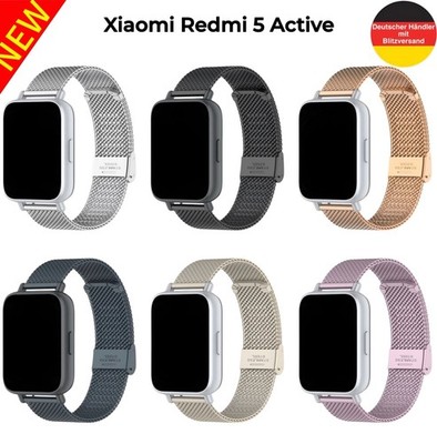 Uhrenarmband Milanaise für Xiaomi Redmi 5 Active 22 mm Ersatzband Smart Watch