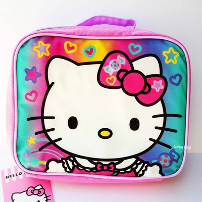 Sanrio Hello Kitty pink Lunch bag insulated tote bag lunch box pail gift