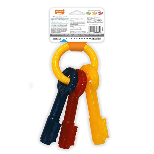Puppy Chew Key Ring Toy, Toys for Teething Puppies, Multi Color, Bacon Flavor... - Bild 9 von 9