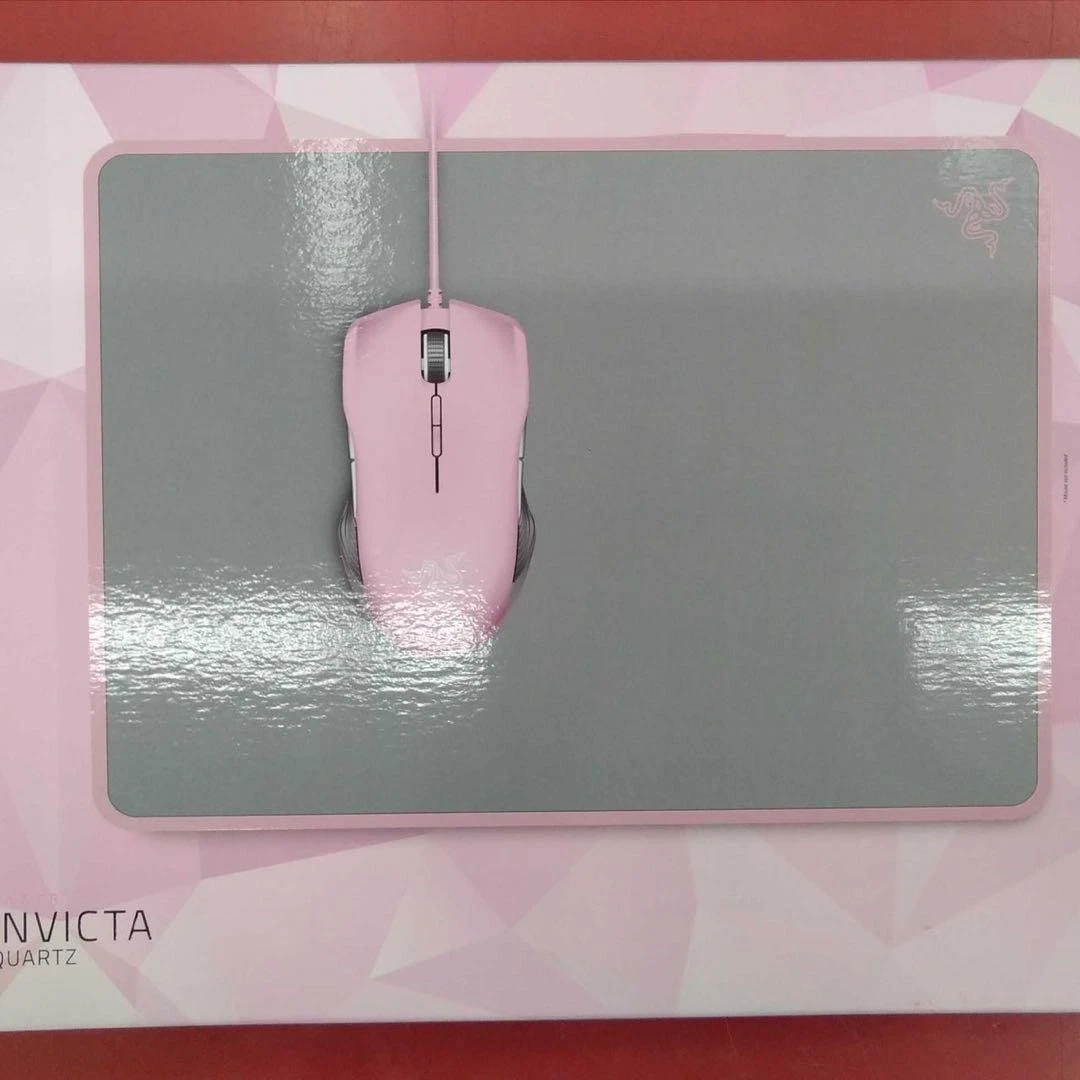 Tappetino per mouse in gomma antiscivolo, 25,4 x 30,5 cm, colore rosa pesca, tappetino per mouse personalizzato per computer portatile, computer e PC
