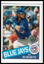2020 Topps #85-97 Bo Bichette 1985 Topps 35th Anniversary Blue Jays RC