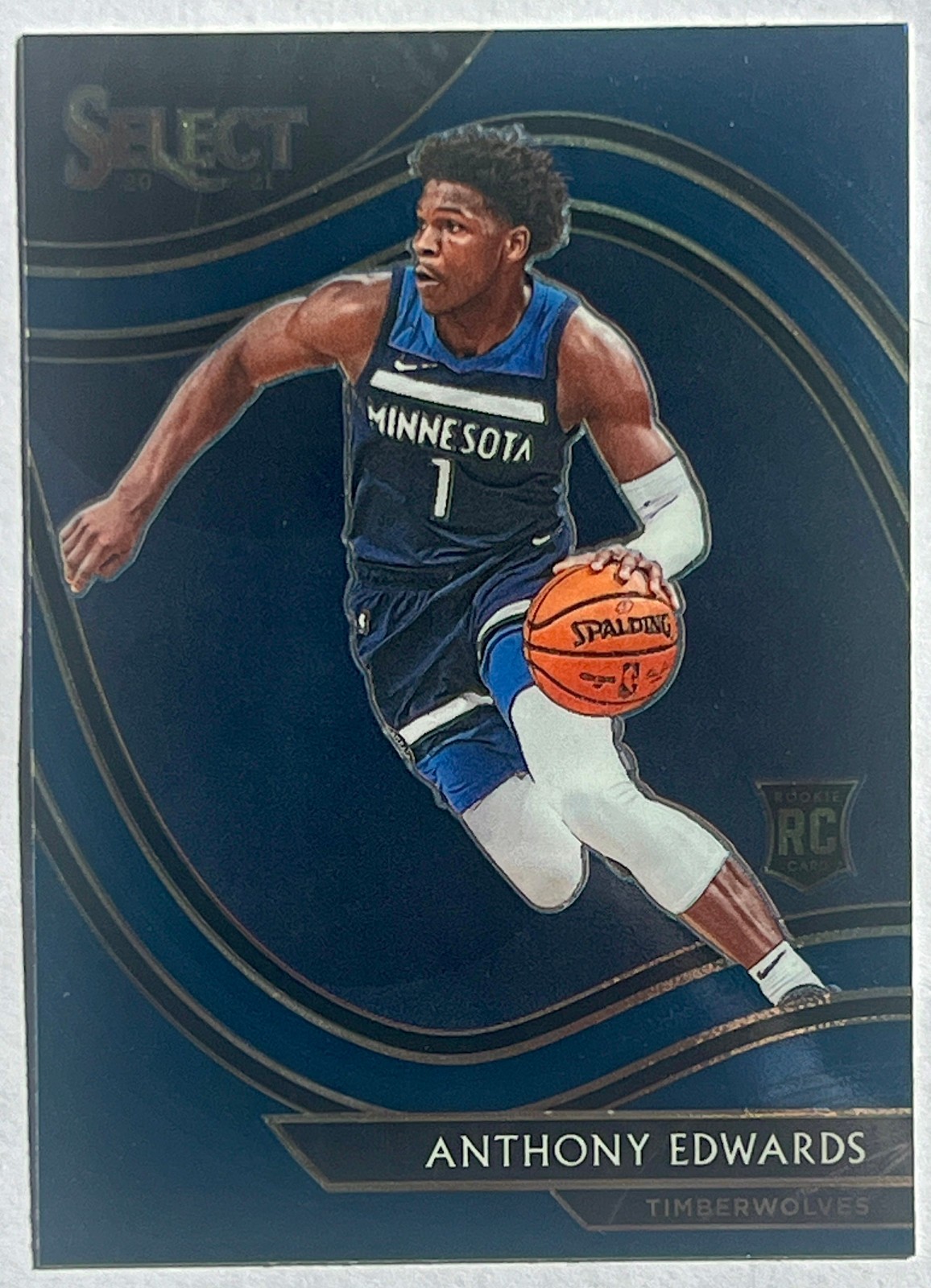 Anthony Edwards - 2020-21 Panini Select Courtside Rookie #300 Timberwolves (RC)