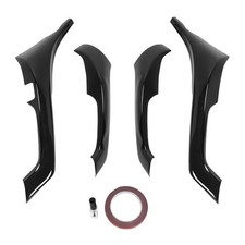 4pcs Interior Door Armrest Cover Trim For Acura Tsx 2009-2014 Gloss Black 4pcs Interior Door Armrest Cover Trim For Acura Tsx 2009-2014 Gloss Black