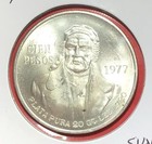 1977 $100 SILVER PESOS Choice Uncirculated Mexico! Old Mexican Coin! Beauty!