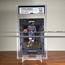 2022-23 Panini Prizm - Tyrese Maxey #21 76ers CCG GEM MINT 10 🏀