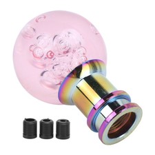 Universal Pink Crystal Bubble Shift Knob For Faster Gear Shifting REDZ