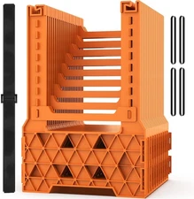 WELLUCK RV Sewer Hose Support 10FT, Blaze Orange with 10FT 