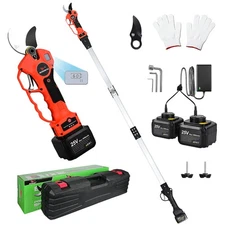 Cordless Electric Pole Pruning Shears,2-in-1 Handheld & Telescopic Tree Trimm...