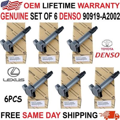 #ad #ad 90919 A2002 GENUINE Parts Ignition Coils For 2005 2022 Toyota amp; Lexus I4 V6 V8 $117.51