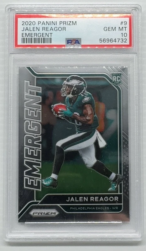 Jalen Reagor Panini Prizm Emergent #9 Base