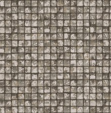 DL26756 Arber Mosaic Tile Charcoal Fine Decor Wallpaper