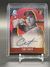 2025 Bowman Chrome Bowman Ascensions Coby Mayo AUTO Red Refractor /5 (RC)