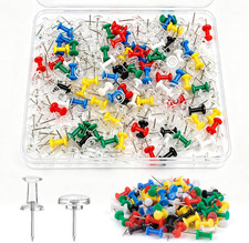 250 Pcs Push Pins, Thumb Tacks for Bulletin Board, Wall, Office, Home