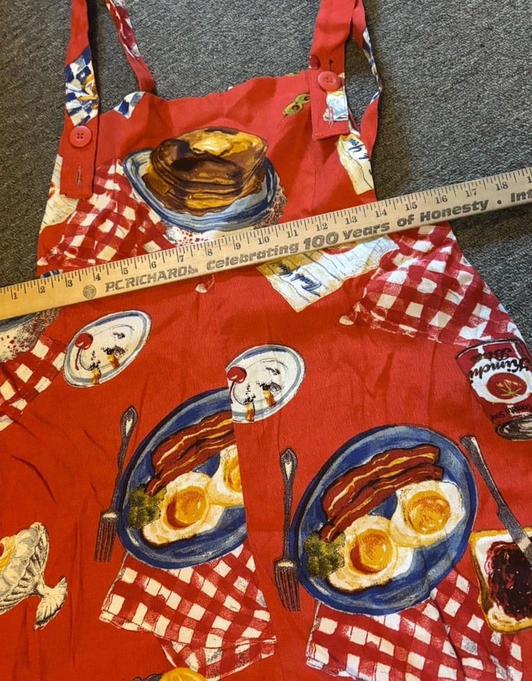 Kimchi Azul Grande Desayuno Alimentos Impresión Cambio Mameluco Panqueques Huevos Naranja Nuevo con Etiquetas Foto 4 de 4