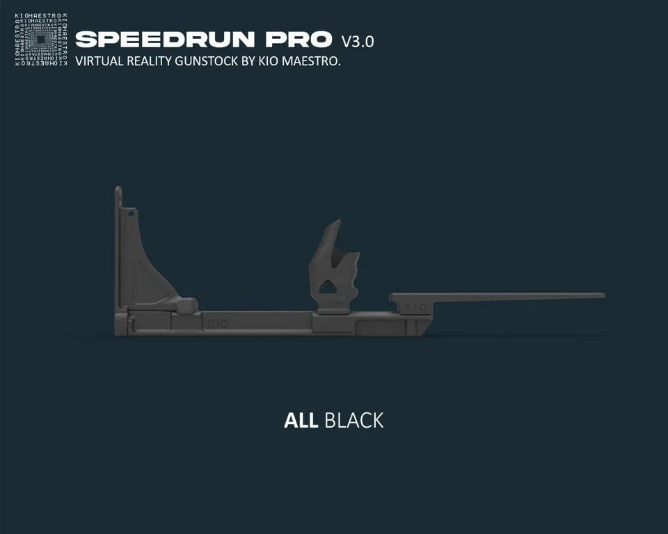SPEEDRUN PRO V3 VR Gunstock - Meta Oculus Quest 3 / Quest 2 / Quest Pro - Image 3 of 4