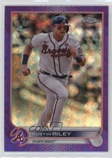 2022 Topps Chrome Logofractor Edition Purple Refractor /250 Austin Riley #28 o7m
