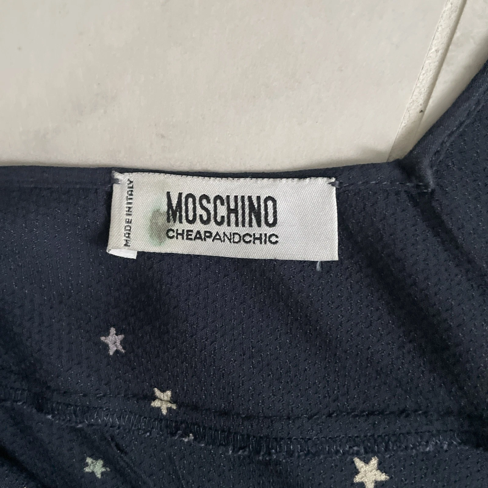 Abito Love Moschino taglia small lunghezza ginocchio blu navy maniche ad aletta ottime condizioni