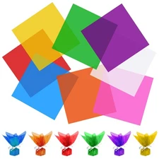 Colored Cellophane Sheets Colored Cellophane Transparent Gift Packaging 120, ...