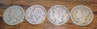 FOUR SILVER MERCURY DIMES -   1.49  SHIPPING.     Priced below melt value