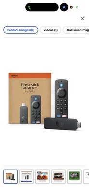 New Amazon Fire TV Stick 4K Select Ultra HD Streaming w/ Remote AI-Powered 2025