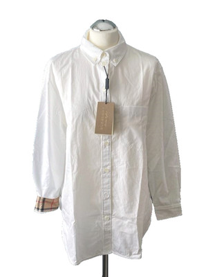 BURBERRY ladies shirt blouse GUAN size 40-42 (UK10 US8) white