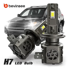 Pair H7 LED Headlight Bulbs 100W Canbus For Hyundai Kona Veloster Santa Fe i40