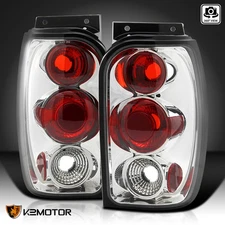 Clear Fits 1998-2001 Ford Explorer Tail Lights Rear Brake Reverse Lamps L+R Pair