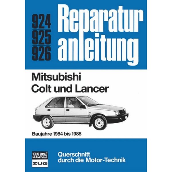 Mitsubishi Colt/Lancer, Typ C10/C6A/C7A (1984-1988) Reparaturanleitung-image