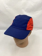 ALDI Gear 5-Panel Adjustable Running Cap Blue Red Lightweight Performance Hat