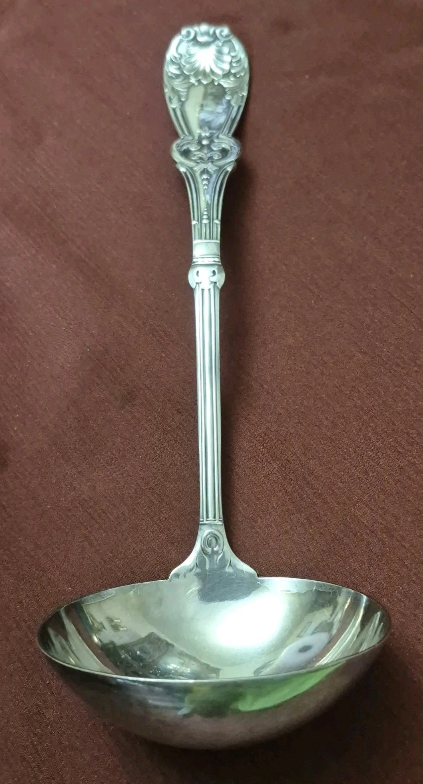 Antique Rogers And Bro A1 Tuxedo 1890 Pattern Silver Plate Punch Ladle Mono