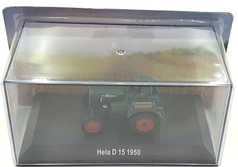 Hachette 1/43 Scale Model Tractor HL17 - 1950 Lanz Hela D15 Green - Image 4 of 4