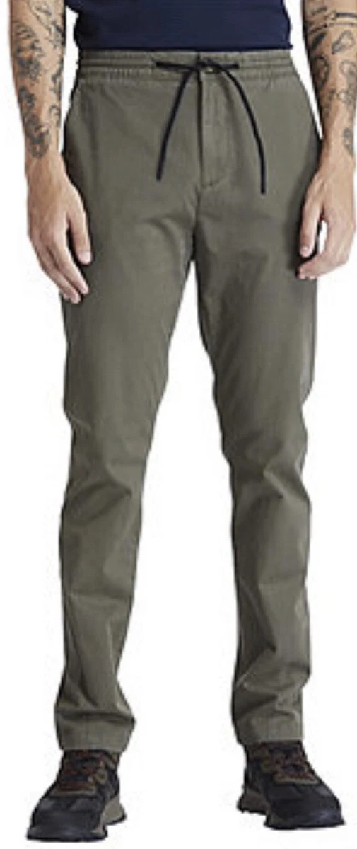 Timberland LOVELL LAKE STRETCH TWILL JOGGER TAPERED PANT SLIM Size 32 34 NWT