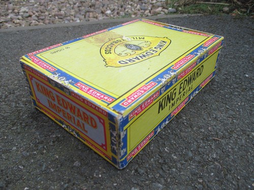 King Edward The Seventh Imperial Mild Tobacco Empty 50 Cigar Box WW2 Reenactment - Bild 4 von 9