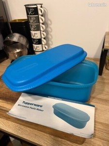 TUPPERWARE SPAGHETTI NUDELKOCHER MIKROWELLE Blau NEU