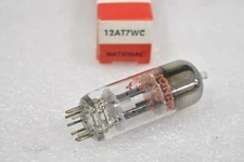 NATIONAL ELECTRONICS 12AT7WC VACUUM TUBE ELECTRON TUBE 8-PIN