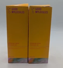 LOT OF 2 Good Molecules Hydrating Facial Cleanser Gel - 200ml