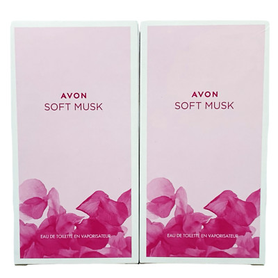 2 x Avon Soft Musk - Eau de Toilette 50ml