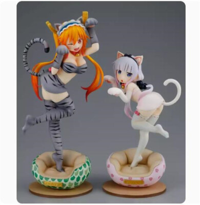 Miss Kobayashi's Dragon Maid Tohru Kanna Statues PVC Figures Model Collect Gifts