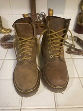 DR MARTENS BROWN LEATHER Dr. Martens Doc's England Rare 90's Vintage 5 UK-6 USA