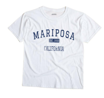 Mariposa California CA T-Shirt EST