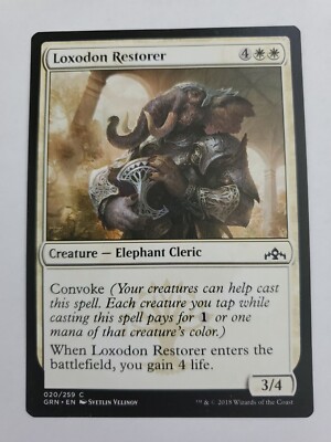 mtg loxodon cards Mystic [Tenth Edition] When Loxodon Lifechanter enters the battlefield MTG Magic The Gathering Card