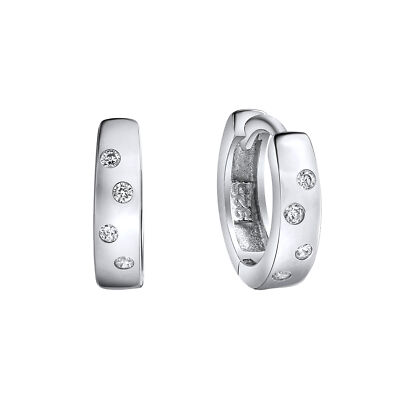 Boucles D'oreilles Créoles 2CM En Argent Massif 925/000
